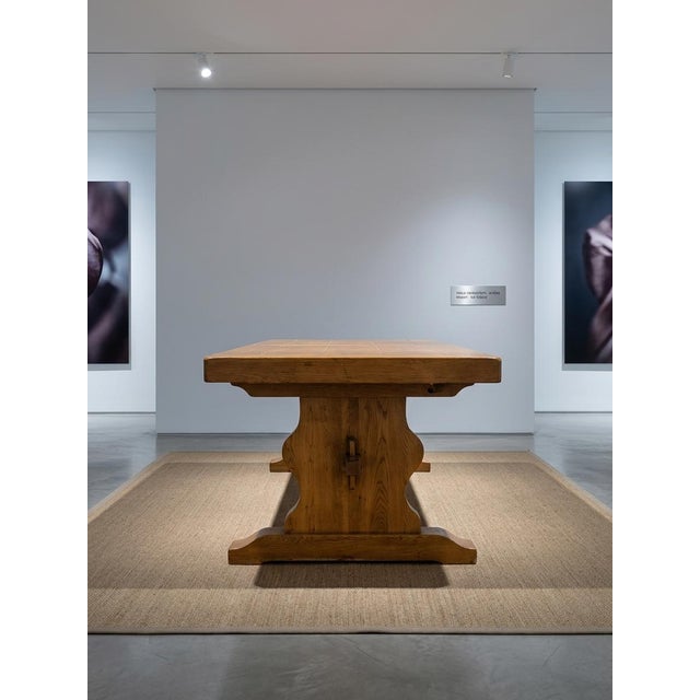 Monastery Table in Oak, 1970s, in Flawless conditions. Designed before 1890 This piece has an attribution mark, I am sure...