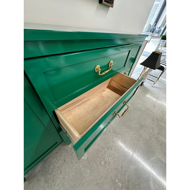 River Oaks Breakfront Cabinet For Sale - Image 4 of 10