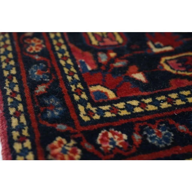 Antique Sarouk Rug 1'11'' x 2'4'' For Sale - Image 9 of 12