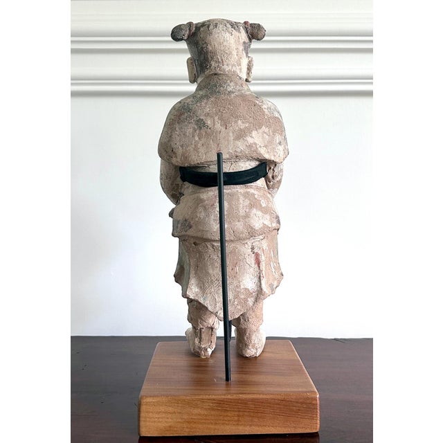 Rare Early Korean Buddhist Boy Attendant Figure Dongja Joseon Dyasty For Sale - Image 17 of 18
