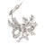 This beautiful Mid Century diamond brooch is a sophisticated jewel from the 1950’s, crafted in platinum with a graceful...