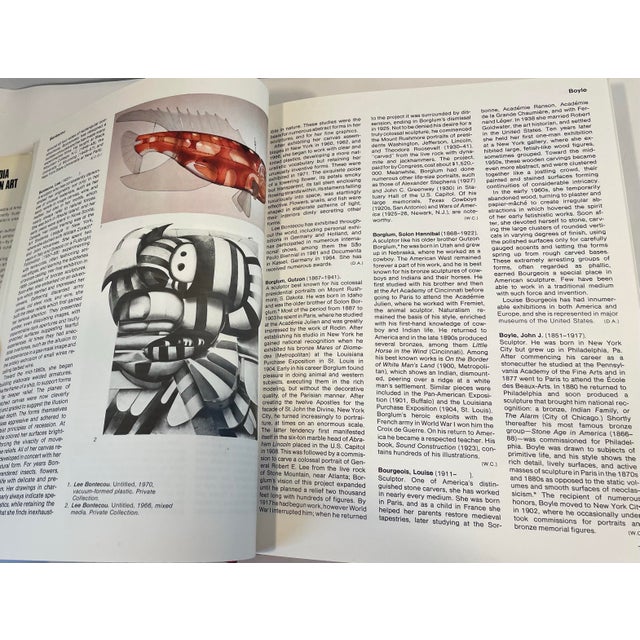 1981 Encyclopedia of American Art Book For Sale - Image 9 of 10