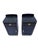 1930s Viennese Art Deco Nightstands with Black Marble Tops and Brass Details, c. 1940, Set of 2 For Sale - Image 5 of 9