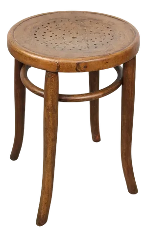 Antique Star Piano Stool in Bentwood