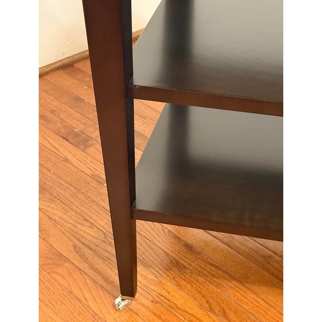 Contemporary 1990s Pair of Tall Paris End Tables Attributed to Donghia For Sale - Image 3 of 4