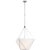 Lorino Large Lantern in Polished Nickel with White Glass Designer: Julie Neill Fixture Height: 34" Min. Custom Height:...