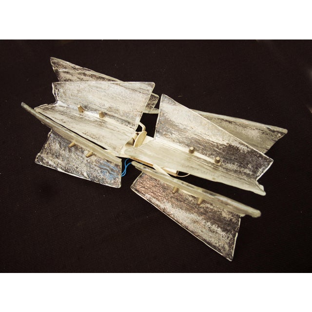 Not Yet Made - Made To Order Ice Glass Sconce by J.T. Kalmar for Kalmar, 1960s For Sale - Image 5 of 8