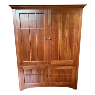 Arts & Crafts Armoire/Entertainment Center For Sale