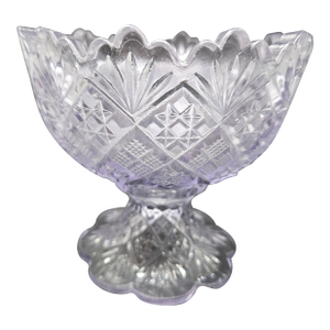 Vintage Westmoreland Thumbelina Lilac Crystal Cut Candy/Jam/ Serving Dish