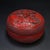 Late 20th Century Carved Cinnabar Lacquer Box With Landscape and Scholar Scene For Sale - Image 4 of 9