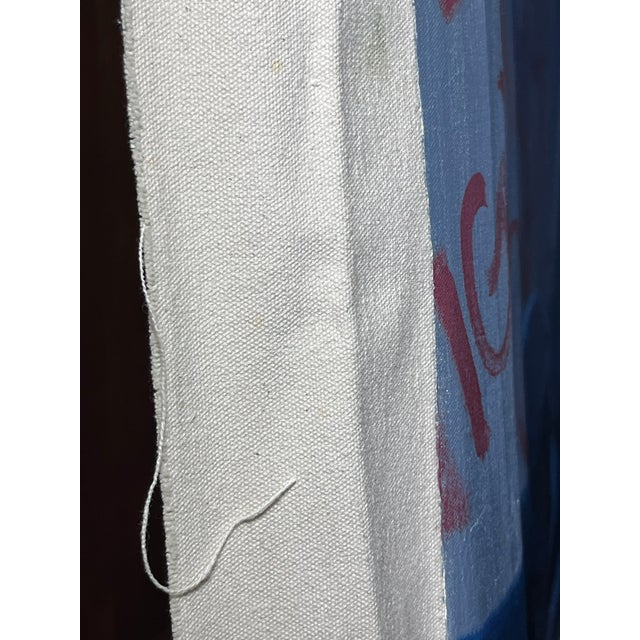 Textile Circus Canvas Banner Gorilla Loading the Train Joni Wildman Oil Painting For Sale - Image 7 of 14