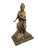 Neoclassical Style Bronze Lady on Detailed Plinth Base, 20th Century For Sale - Image 3 of 9