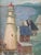 1950s Vintage Modernist Coastal Seascape With Lighthouse For Sale - Image 5 of 10
