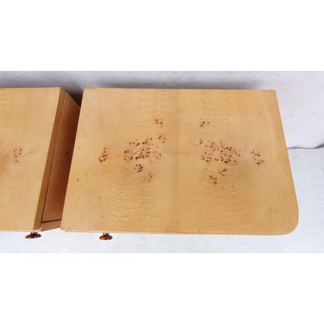 Bedside Tables by Jindrich Halabala for Up Závody, 1960s, Set of 2 For Sale - Image 11 of 16