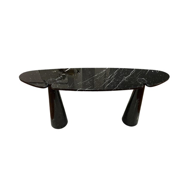Black Marble Eros Console by Angelo Mangiarotti for Skipper, 1990s For Sale - Image 6 of 8