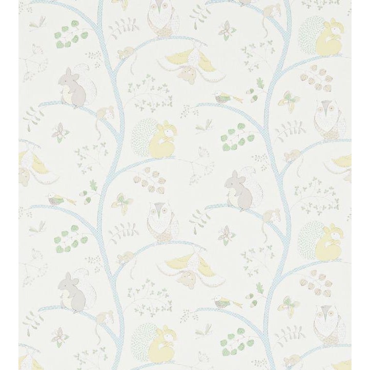 Going Batty Wallpaper by Sanderson Nursery Wallpaper Sample Chairish