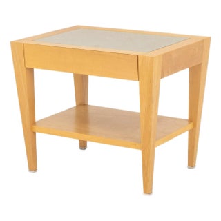 Donghia Maple Two-Tier Side Table For Sale