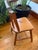Mid 20th Century Vintage Arts and Crafts Style Wooden Spindle Back Side Chair For Sale - Image 5 of 12