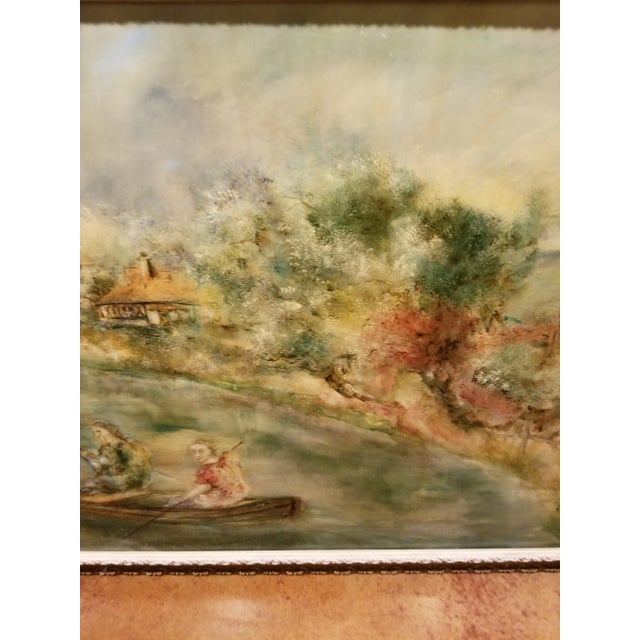 1980s Mystical Landscape Painting of a Journey For Sale - Image 5 of 7