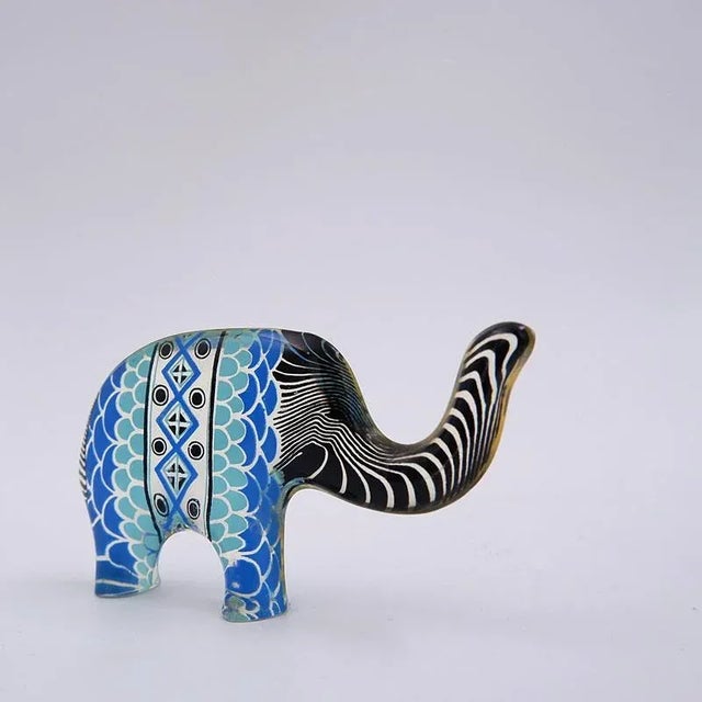 Mid-Century Op Art Acrylic Elephant Sculpture by Abraham Palatnik, Brazil For Sale - Image 4 of 11
