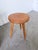 Wood Golden Oak Tripod Stool, 1960s For Sale - Image 7 of 15