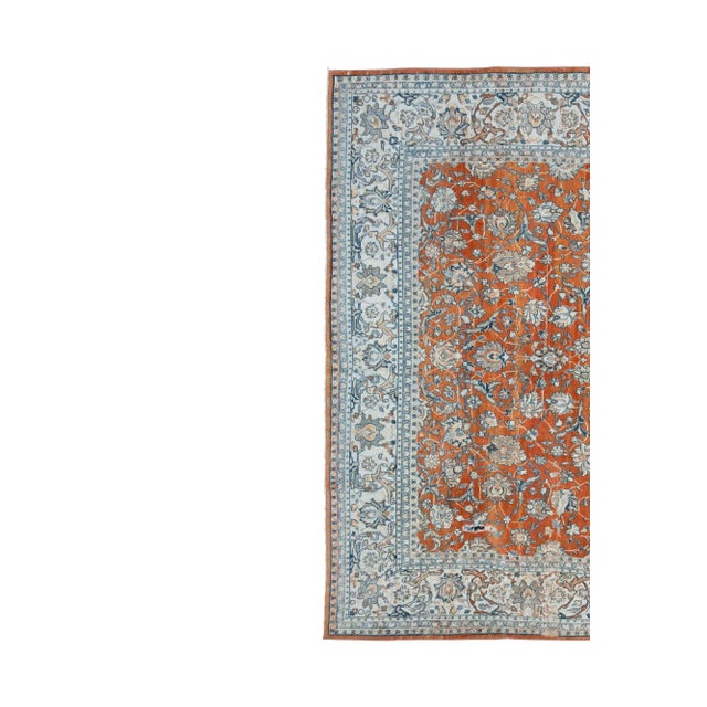 1970s 1970s Vintage Red Oversize Turkish Rug 8'8" X 11'10" For Sale - Image 5 of 13