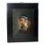 Antique 18th Century Johann Andreas Herrlein Mini Oil Painting Portrait on Board For Sale