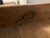 Vintage Mexican Rustic Pine Side Table Nightstand Wrought Iron Base Brutalist For Sale - Image 4 of 11
