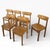 1950s Yellow Vinyl Butterfly Back Dining Chairs, 1950s, Set of 6 For Sale - Image 5 of 7