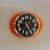 Space Age Orange Wall Clock by Milvox, 1970s For Sale - Image 4 of 13