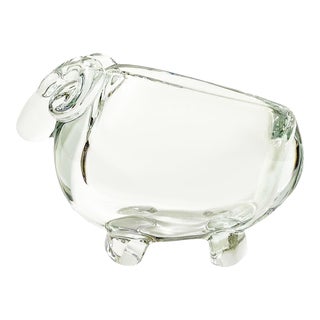 Vannes Le Chatel Crystal Ram Pipe Holder For Sale
