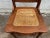 Early 20th Century Set of 8 Antique Oak Press Back Cane Seat Dining Chairs For Sale In Washington DC - Image 6 of 13