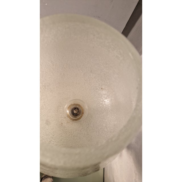 1940s Floor Lamp in Pulegoso Wood and Glass with Mirrored Base from Barovier & Toso, 1940s For Sale - Image 5 of 12