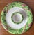Green Italian 14" Hand-Painted Serving Platter-the Mane Lion, Philadelphia For Sale - Image 8 of 8