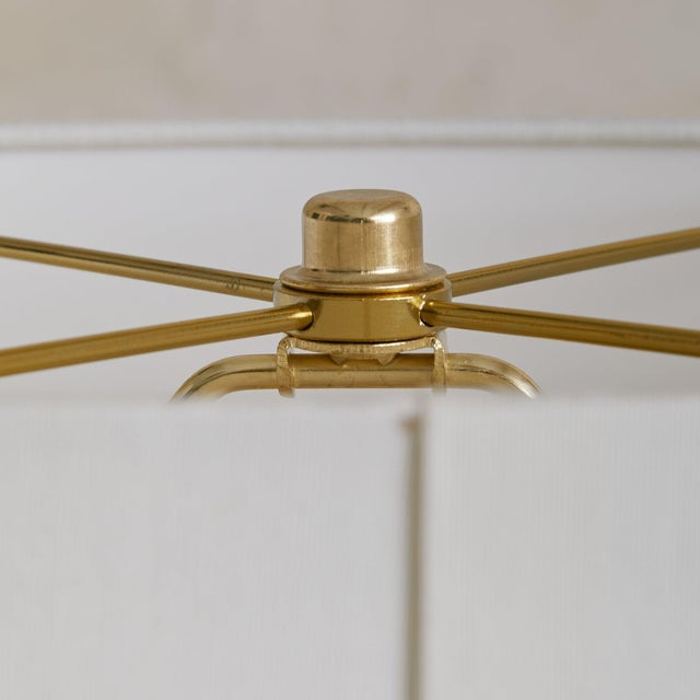 White 1970s French Textured Ceramic Table Lamp by D. Prioton For Sale - Image 8 of 8