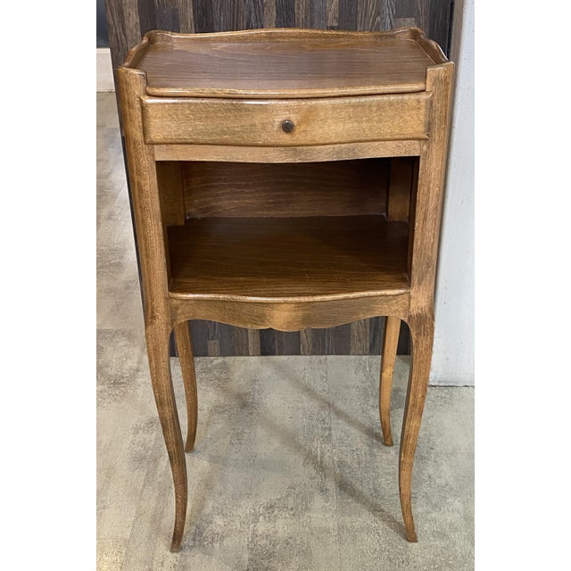 Louis XV Style Bedside Table with Drawer and Niche, 1950s For Sale - Image 18 of 18