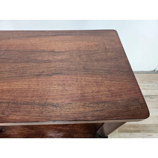 Art Deco Style Walnut Coffee Table, 1950s For Sale - Image 6 of 15