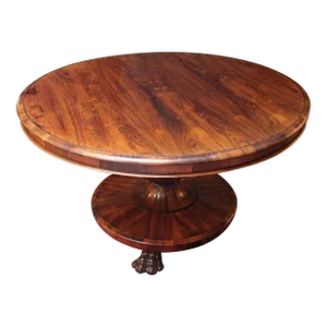 Circa 1835 William IV English Center Table or Loo Table