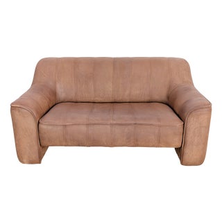 DS44 Two-Seater Buffalo Leather Sofa in Brown by de Sede For Sale