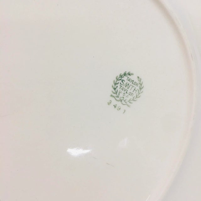 Vintage Taylor Smith Taylor Floral Decorated Serving Platter For Sale - Image 4 of 5