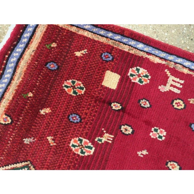 Vintage Persian Hamadan Rug – Size: 2' 6" X 3' 6" For Sale In New York - Image 6 of 9