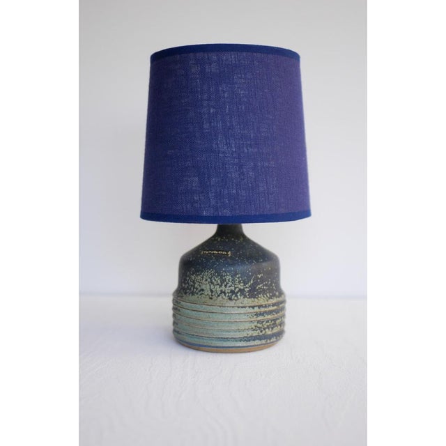 1960s Mid-Century Modern Swedish Pottery Table Lamp by Rolf Palm for Hoganas Keramik, 1960s For Sale - Image 5 of 12