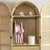 Boho-Chic Arched Natural Rattan & Solid Wood Double-Door Wardrobe Armoire For Sale - Image 9 of 18