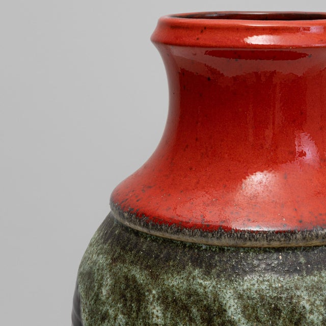 20th Century German Ceramic Vase For Sale In Greensboro - Image 6 of 18