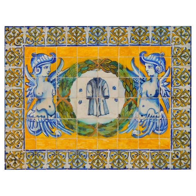 Portuguese Artist, Azulejos Passion of Christ, 17th Century, Ceramic For Sale