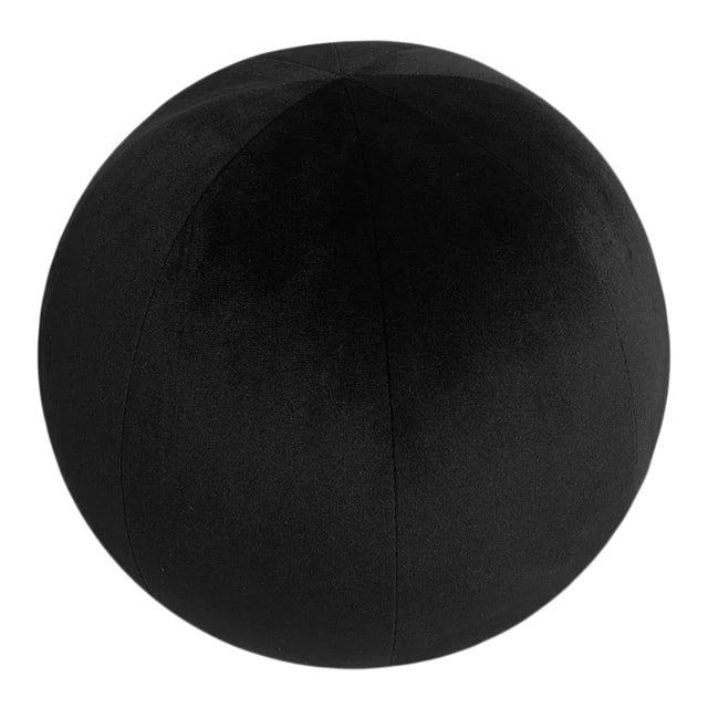 Ball Pillow, Black For Sale