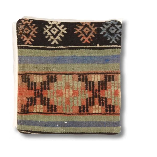 Traditional Vintage Hand Woven K136 Pillow 16" For Sale - Image 3 of 3