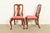 Henkel Harris Queen Anne Solid Cherry Wood Dining Chairs, Set of Six For Sale - Image 10 of 13