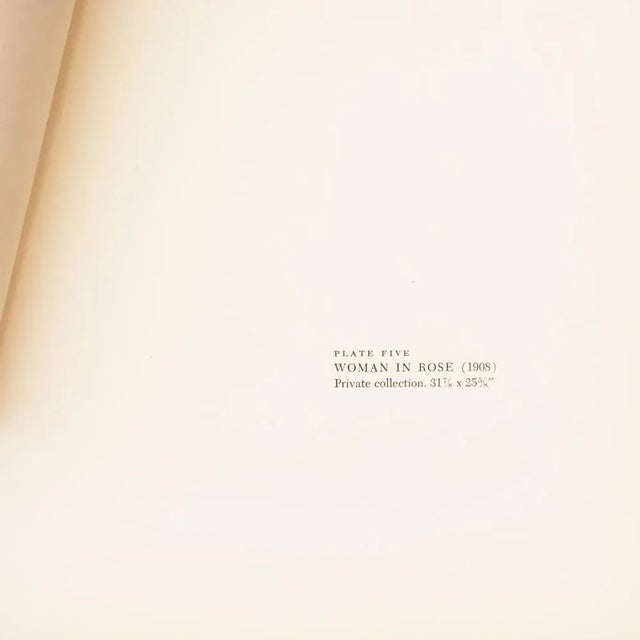 1950s 1954 After Raoul Dufy "Woman in Rose", First Edition Offset Lithograph For Sale - Image 5 of 8