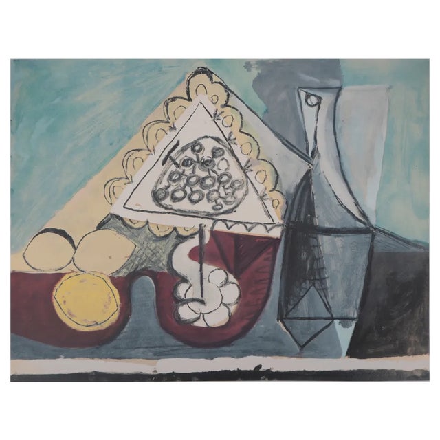 After Pablo Picasso, Table with Lemons, 1960, Lithograph For Sale